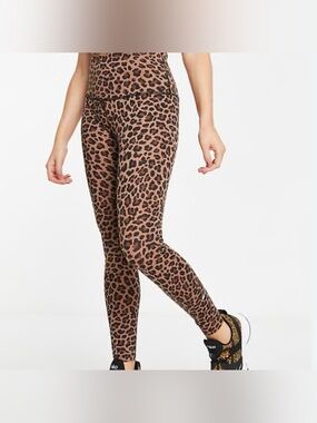 Nike Training One Dri-FIT high-waisted leopard print leggings size XXL